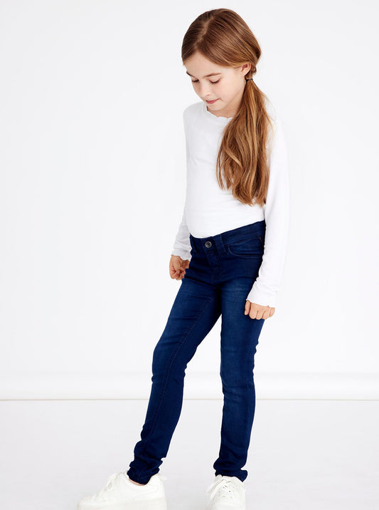 Polly Kids Jeans, Blue, Girls