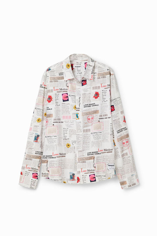 Desigual Shirt Bernad White (23SMCW20_1000) Men