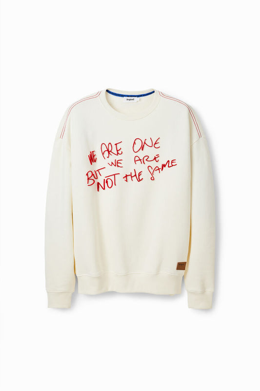 Desigual Sweatshirt Natal White (23SMSK13_1000) Men
