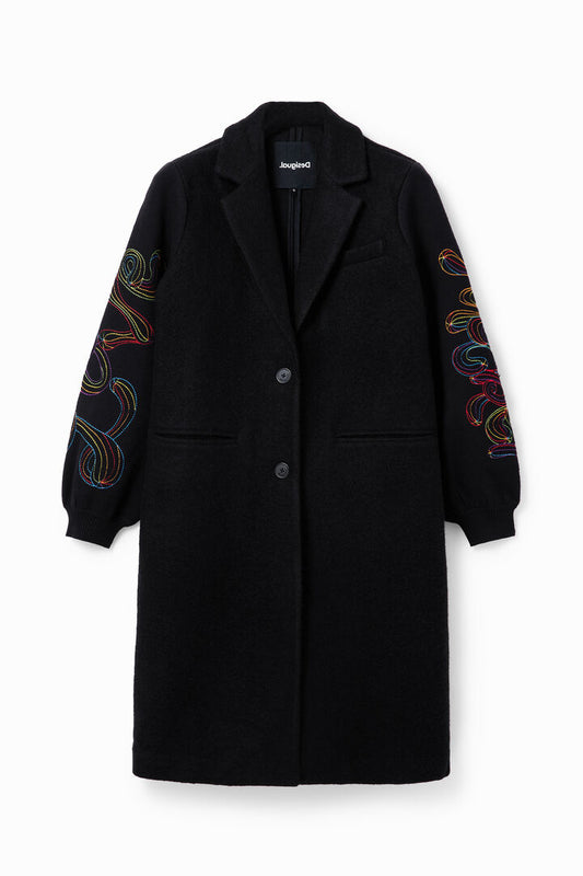 Desigual Coat Love Desigual Black (23SWEWX0_2000) Women