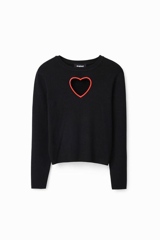 Desigual Jumper Cuore Black (23SWJF52_2000) Women