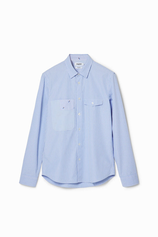 Desigual Shirt Pol Stick Blue (23WMCW20_5002) Men