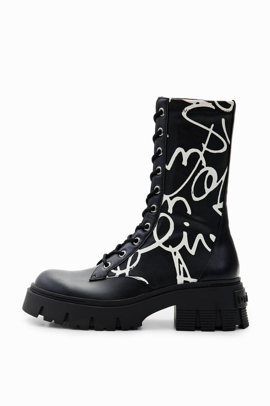 Desigual Boots Base Stretch Lette Black (23WSTP02_2000) Women