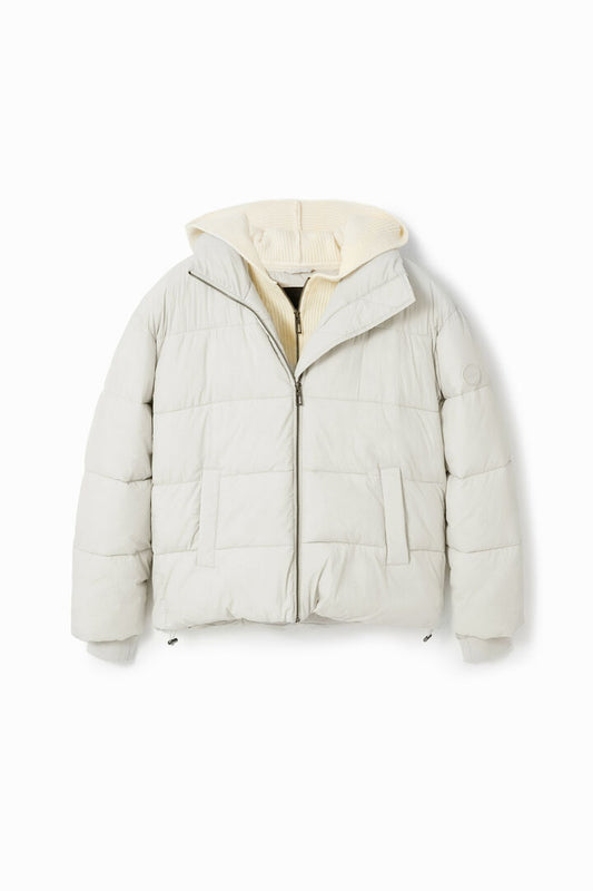Desigual Coat Bergen Grey Silver (23WWEW56_2015) Women