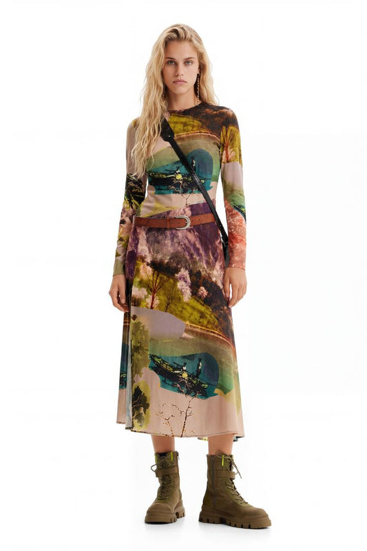Desigual Dress Paradise-Lacro Tutti Fruti (23WWVW72_9019) Women