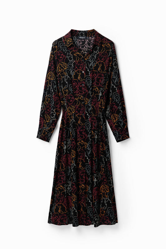 Desigual Dress Valentina Black (23WWVWXM_2000) Women