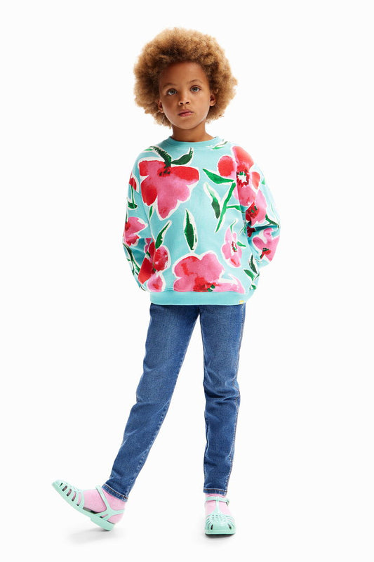 Desigual Sweatshirt Cameron Turquoise (24SGSK08_5013) Kids