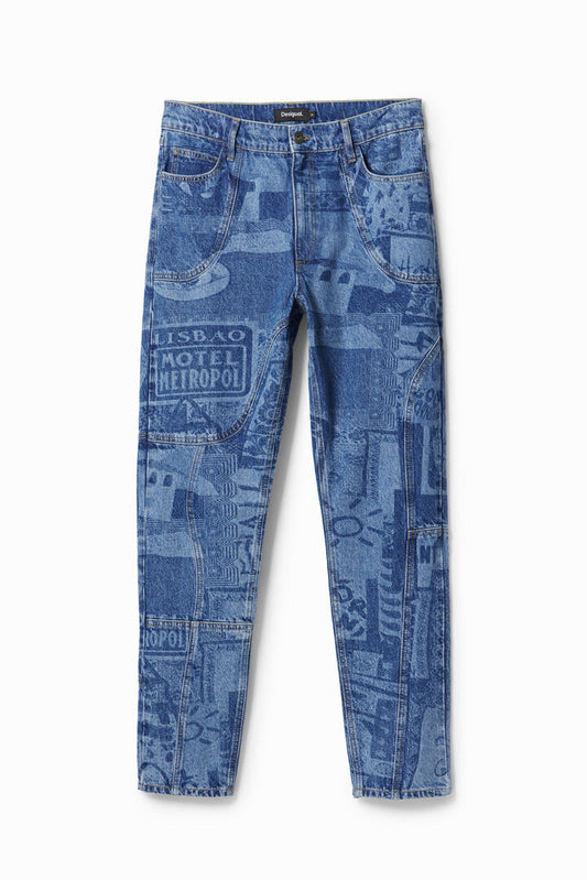 Desigual Jeans Robert Denim Raw (24SMDD04_5005) Men