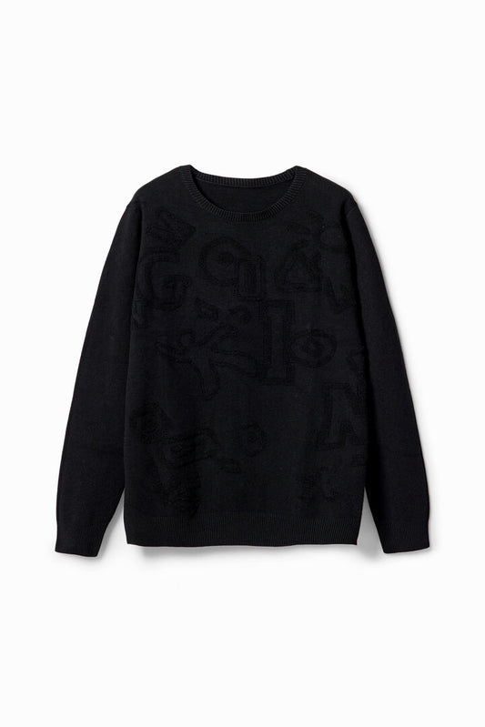 Desigual Jumper Punk Black (24SMJK01_2000) Men
