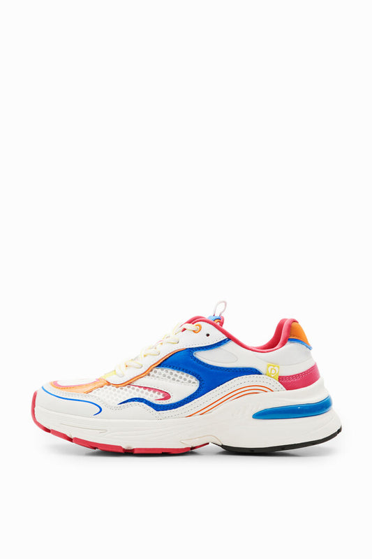 Desigual Sneakers Moon Blanca Blue Klein (24SSKP07_5036) Women