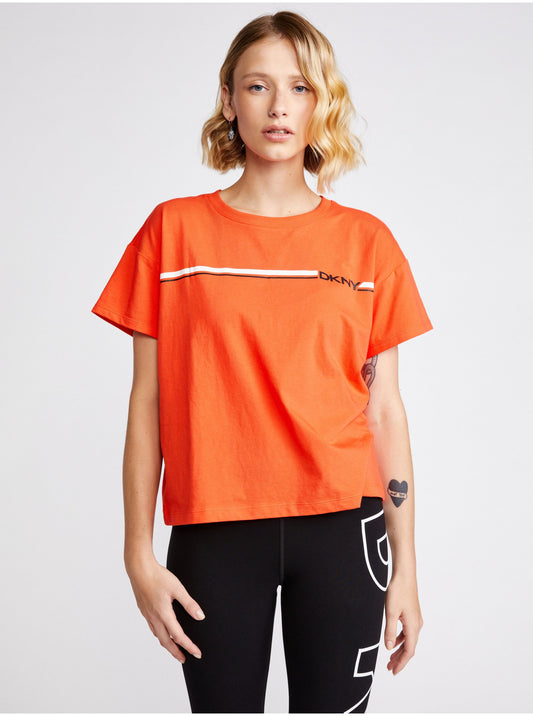 Dkny, T-Shirt, Orange, Women
