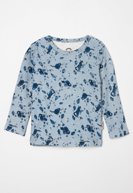 mikk-line Wool/Bamboo LS Top AOP (ZZO2N9J66-C00) Kids