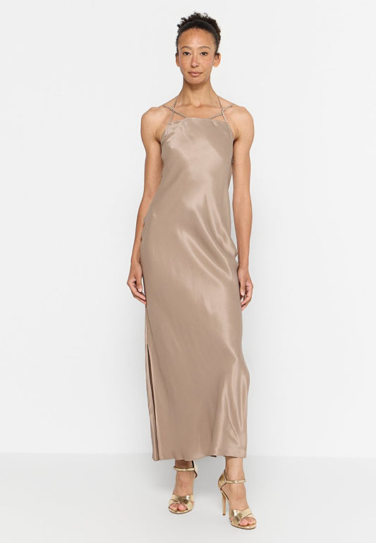 Calvin Klein VISCOSE SLIP MAXI LE, RA5 Sand (ZZO2U1J34-O00) Women
