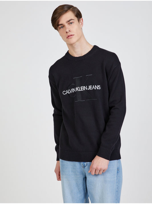 Calvin Klein Jeans, Sweater, Black, Men