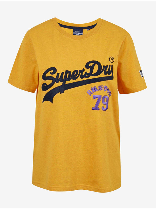 Superdry, T-Shirt, Yellow, Women
