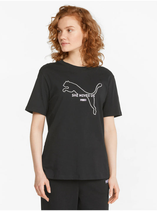 Puma, T-Shirt, Black, Women