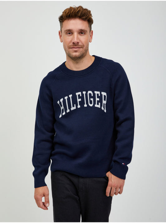 Tommy Hilfiger, Sweater, Blue, Men