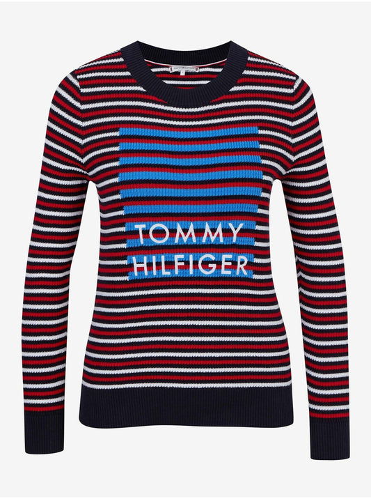 Tommy Hilfiger, Sweater, Red, Women