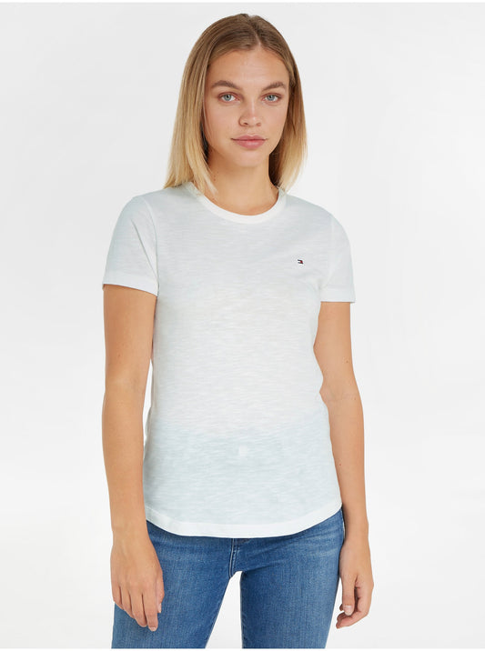 Tommy Hilfiger, T-Shirt, White, Women