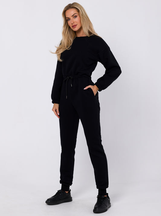 Made Of Emotion jumpsuits and dungarees Black (Made_Of_Emotion_Jumpsuit_M763) Women