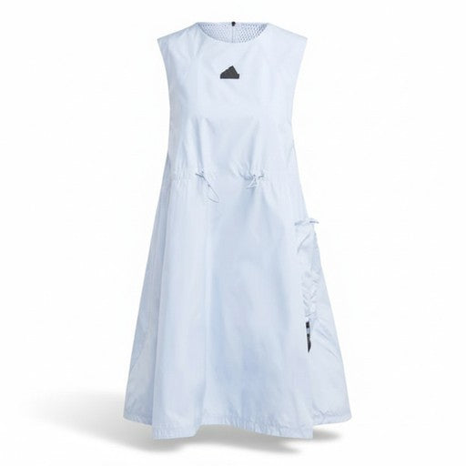 Adidas Sport Drawstring Midi Dress Blue, Women