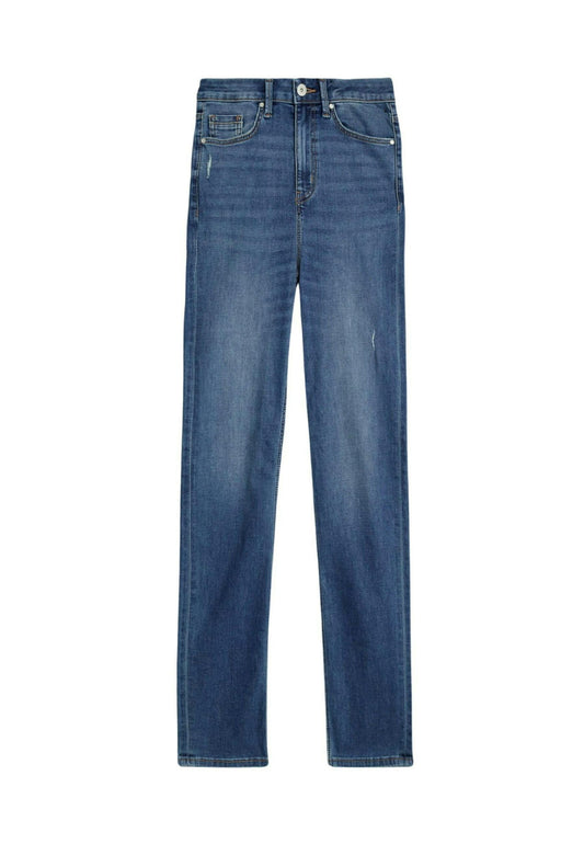 Marks & Spencer Sienna Supersoft Straight Leg Jeans Light Blue (QM421N02S-K11) Women