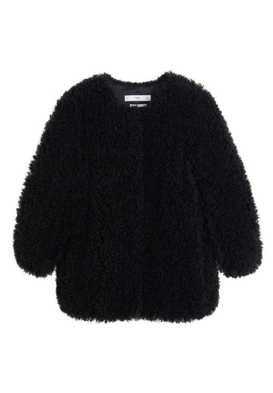 Mango Fellmantel in bouclé-optik (M9121U0PW-Q11) Women