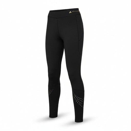Adidas Stella McCartney Perforated Black Leggings, Women