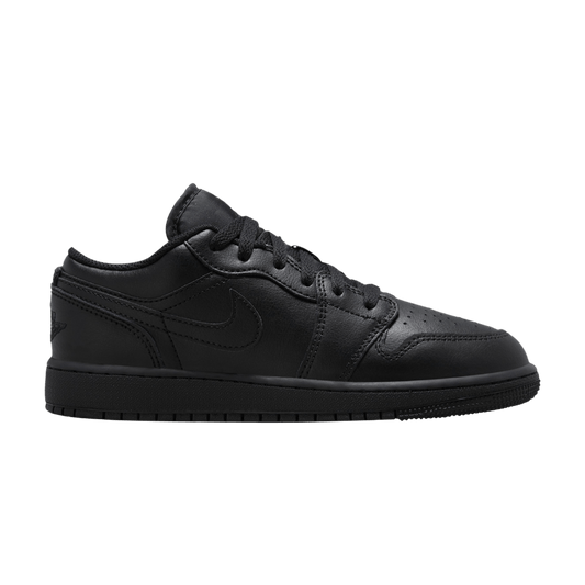 Jordan 1 Low Triple Black (2022) (GS) (553560-093) Kids