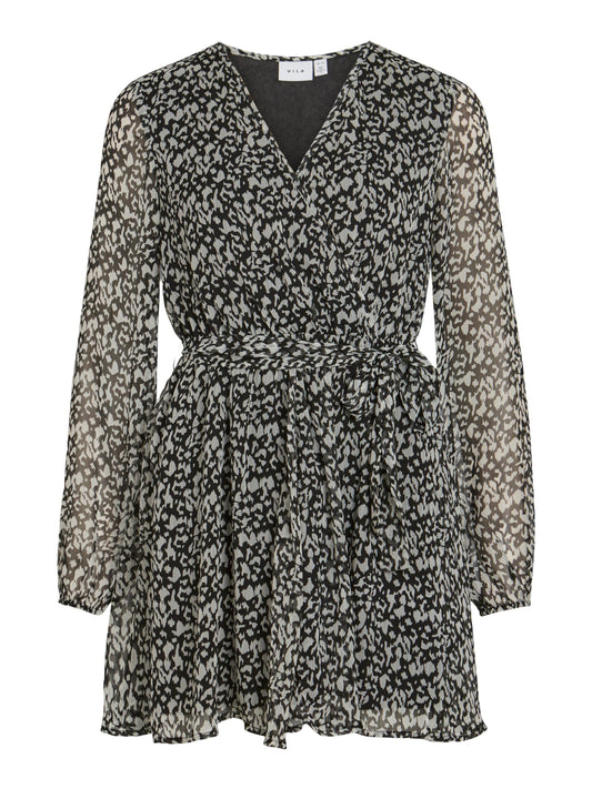 Vila VIFALIA L/S TIE BELT SHORT DRESS/KA (12025054) Women