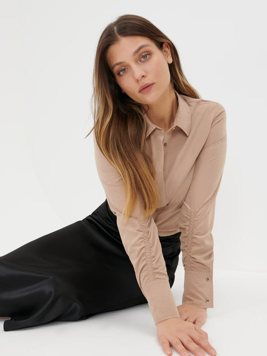 Sinsay shirts Brown (6678J-80X) Women