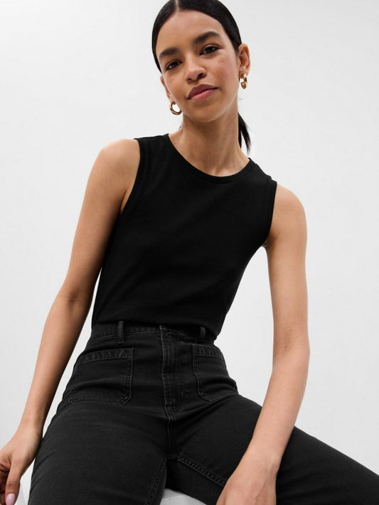 GAP Women tank tops (540735-01_Black)