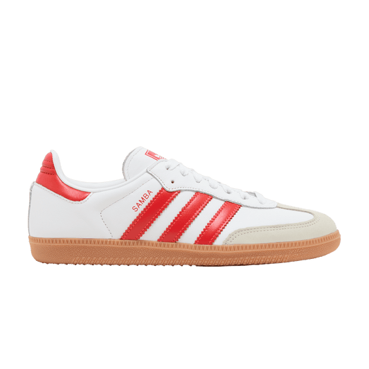 adidas Samba OG White Solar Red Gum (IF6513) Women