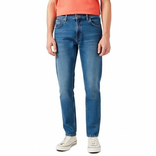 Wrangler River Classic Straight Jeans Blue, Men