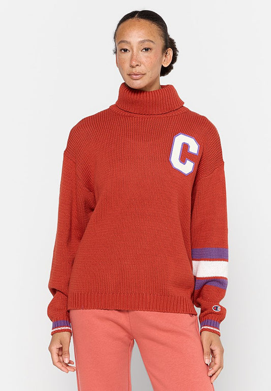 Champion Crewneck Sweater Red (ZZO2JXF10-G00) Women