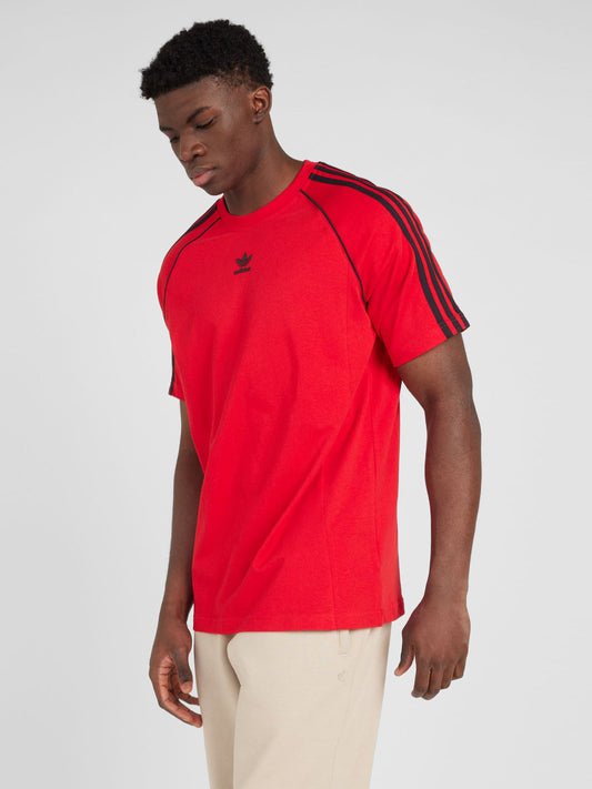Adidas Men T-shirts (IR9449_ Red)