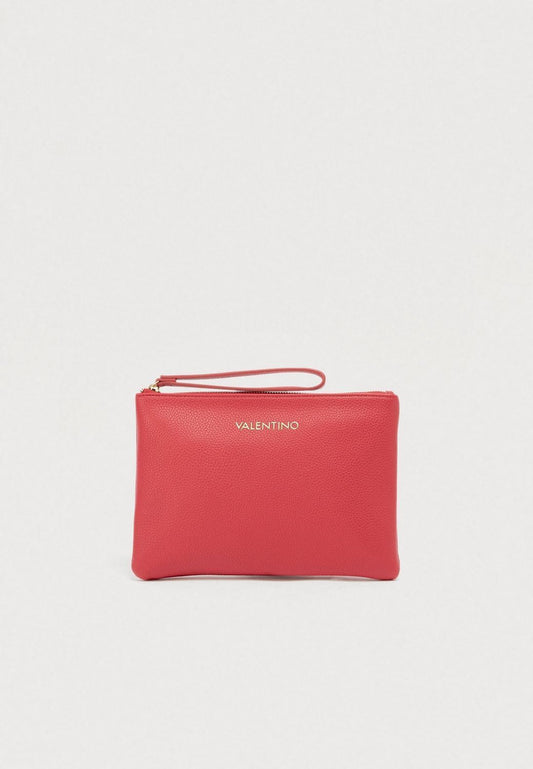 Mario Valentino Red Leather Wristlet Pouch (VBE7LX528-128) Women