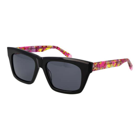 Benetton Rectangle Sunglasses Black (25005303) Women