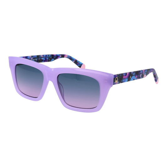 Benetton Rectangle Sunglasses Purple (25005308) Women
