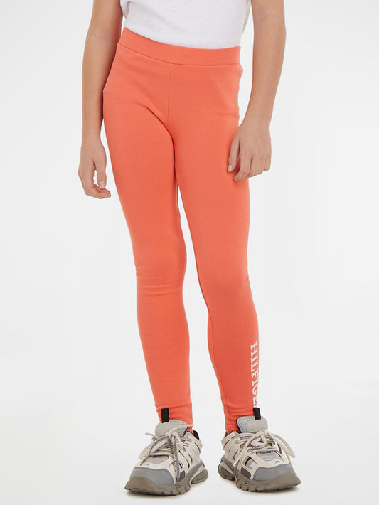 Tommy Hilfiger leggings Orange (KG0KG07410-XKI) Kids