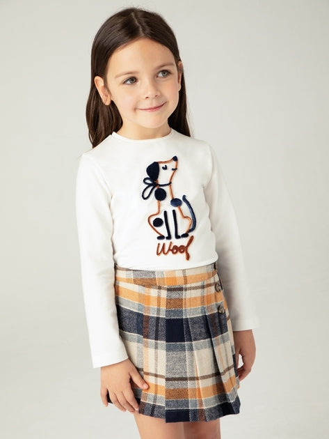 Mayoral Kids long-sleeved T-shirts (4.068-45_Cream)