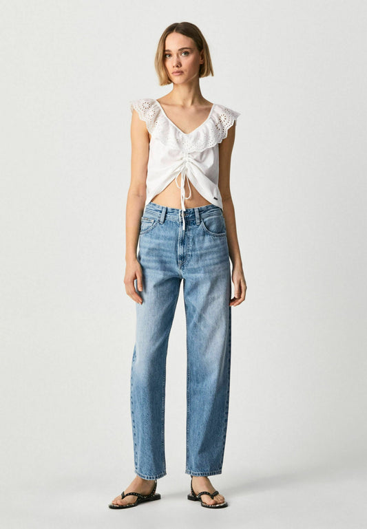 Pepe Jeans basic t shirt BUFFI White (PE121E0KI-A11) Women