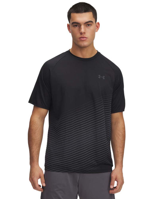 UA TECH FADE SS (6005916-001) Men