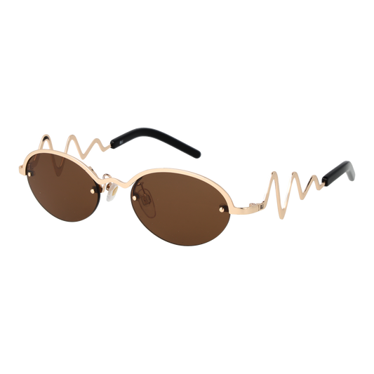 Ill.i by Will.i.am Oval Sunglasses Gold (26004076) Unisex