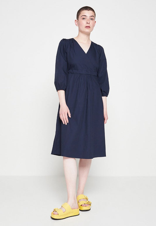 YAS CARMEN 3/4 DRESS PB Dark Blue (ZZO1KAH01-K00) Women