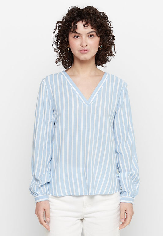 JDYNICO L/S V-NECK TOP WVN LO Women