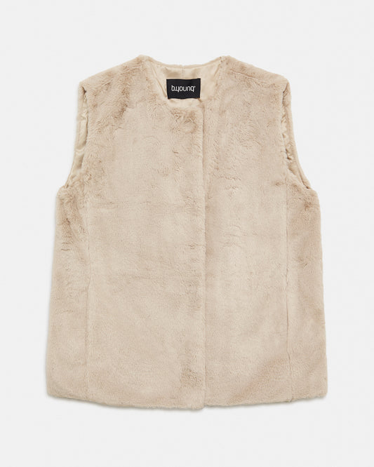 B.YOUNG Coat Beige (18A212C15) Women