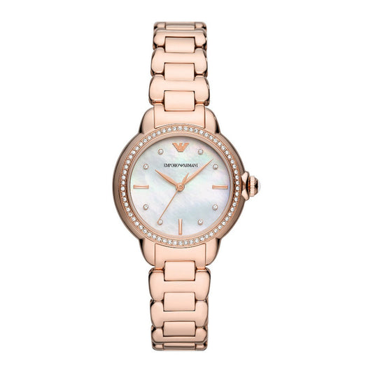Armani Quartz Watch Pink (AR11523) Women