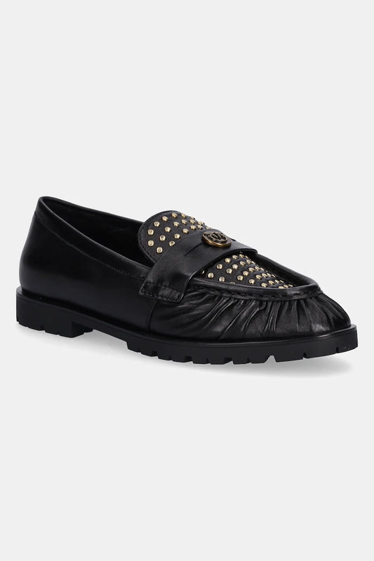 NORA 01 - MOCASSINO NAPPA/STUDS BLACK Women