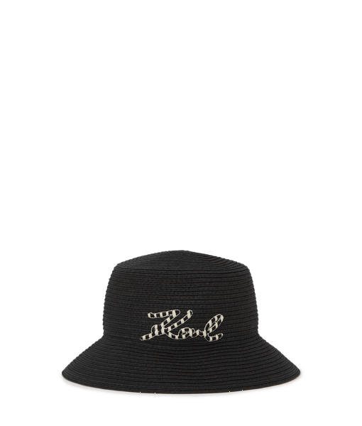 Karl Lagerfeld K/Signature Stripe Logo Bucket Black (B2W33026999) Women